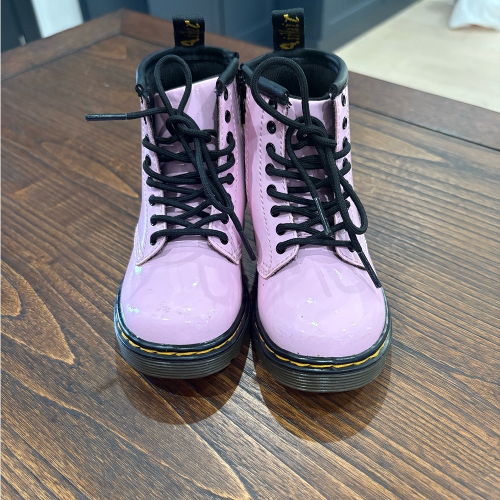 Dr. Martens Pink Combat Boots